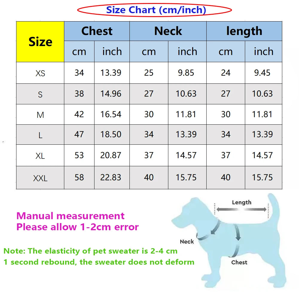 Hot Selling Winter Pure Cotton Designer Dog Clothes Warm Thick Pet Sweater Yorkshire Pomeranian Small and Medium Dog Sweater