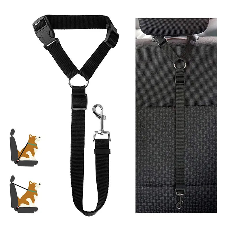 Adjustable Car Seat Belt Harness Leash For Dog