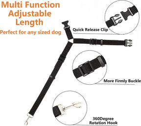 Adjustable Car Seat Belt Harness Leash For Dog